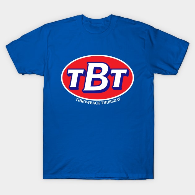 Throwback Thursday TBT (labeled variant) T-Shirt by GloopTrekker